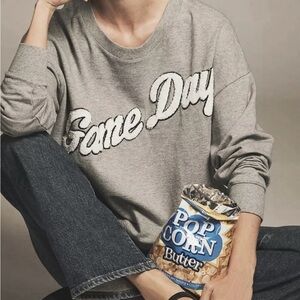 Maeve Gray Sweatshirt “Game Day”